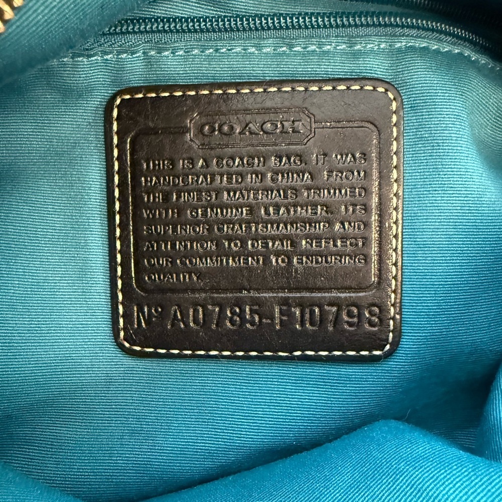 Coach Black Nylon Shoulder Bag - Picture 6 of 9